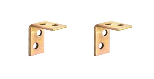 2 KS PODPORKA POLICE PODPORKA UHĽOVÁ KONZOLA 25x25 mm