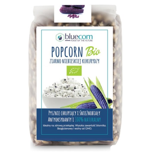 Modré kukuričné zrno Bio Popcorn 350g