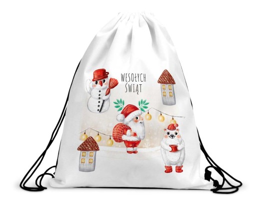 Vianočná darčeková taška Santa Claus
