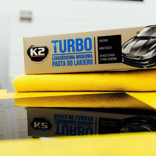 K2 Turbo pasta na škrabance a škrabance v autolaku