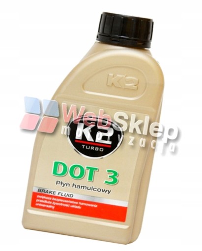 BRZDOVÁ KVAPALINA K2 TURBO DOT3 500 ml DOT 3, 0,5 l