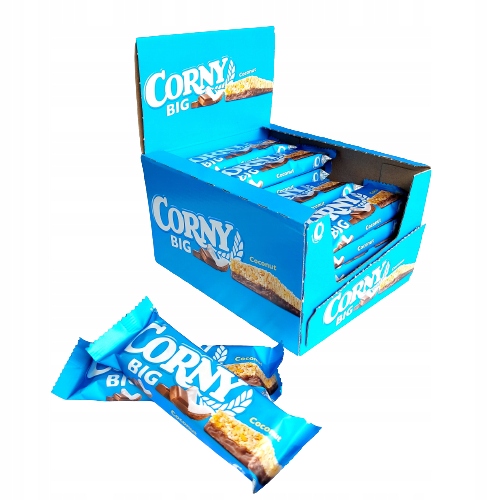 CORNY CEREÁLNA KOKOSOVÁ ČOKOLÁDA 50g DÁTUM: 28.07.2024