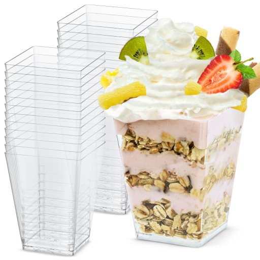 Pyramída KONTAJNER DEZERTNÝ POHÁR 160 ml 25 ks