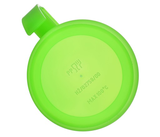 PLASTOVÝ hrnček S RÚČKOU UMÝVAČKY RIADU 350ML ZELENÝ