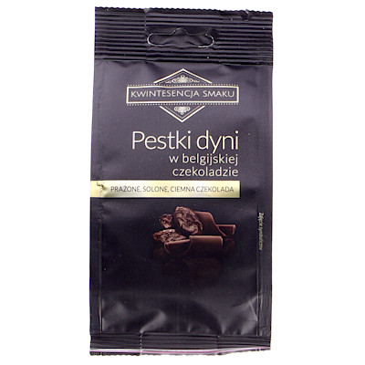 TRVALO CHUŤ TEKVICOVÝCH SEMIENKOV V BELGICKEJ ČOKOLÁDE 65G