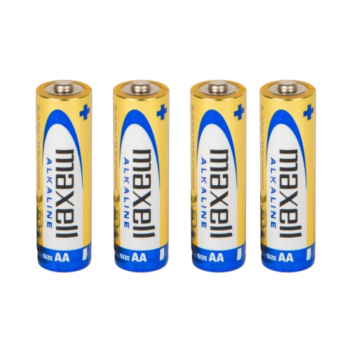 4x BATÉRIE MAXELL ALKALICKÉ HRAČKY BATERKY AA R6 LR6 PRSTY 1,5V VÝKON.