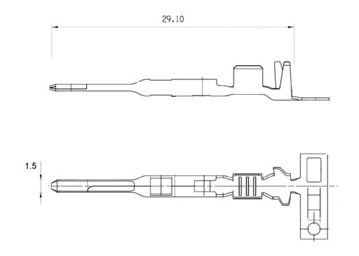 Sicma M1.5 konektory 1,5-2,0 mm² (10 kusov)