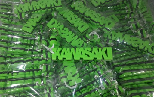 Nepotopiteľná penová kľúčenka Kawasaki