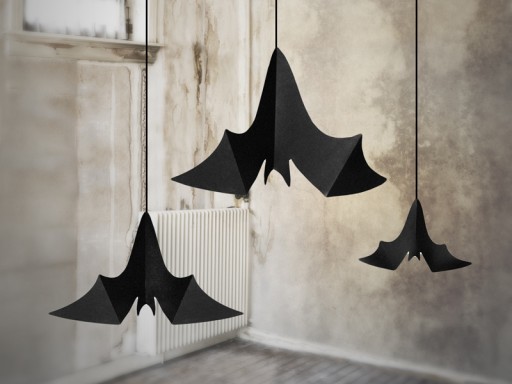 Prívesok Halloween Bats girlanda - 3 ks.