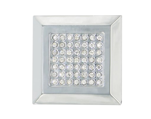 Nábytkový gombík s chrómovými kryštálmi 40x40 mm - GKS006 AMIX