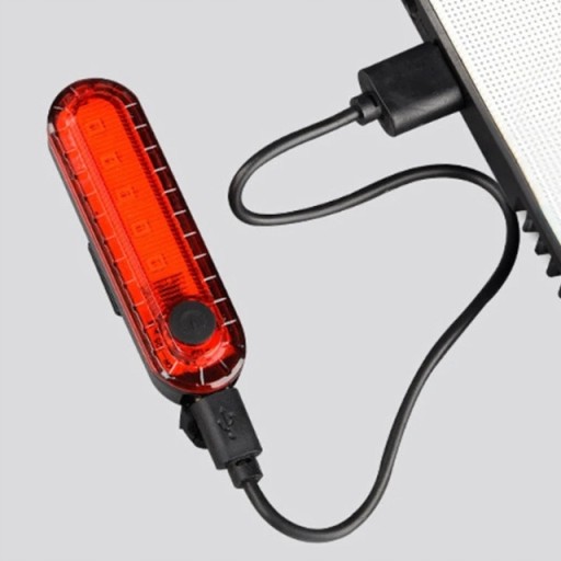 LED BIKE SVETLO PREDNÉ ZADNÉ USB SÚPRAVA NA BICYKEL