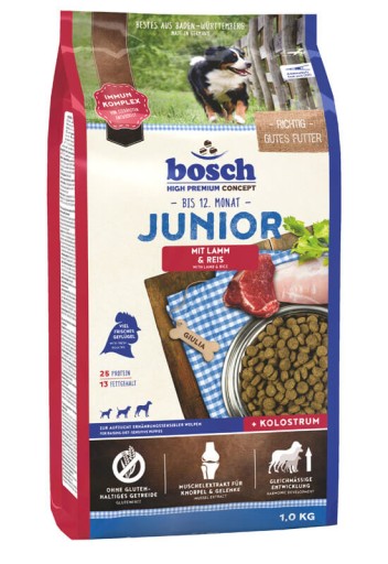 Bosch Junior Jahňacie a ryžové krmivo pre psov 1 kg