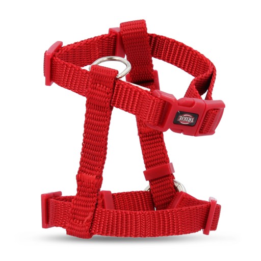 Prémiový postroj, XXS-XS: 20–30 cm/10 mm, červený