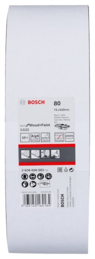 BOSCH Brúsny pás 75x533mm GR. 80