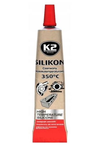 K2 RED VYSOKOTEPLOTNÝ SILIKÓN 21g