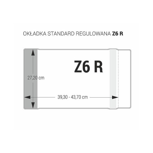 Kryt Z6R nastaviteľný 27,2cm x 39,3-43,7cm kryštál
