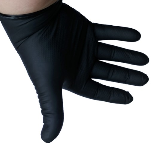 NITRAX GRIP ČIERNE RUKAVICE 9