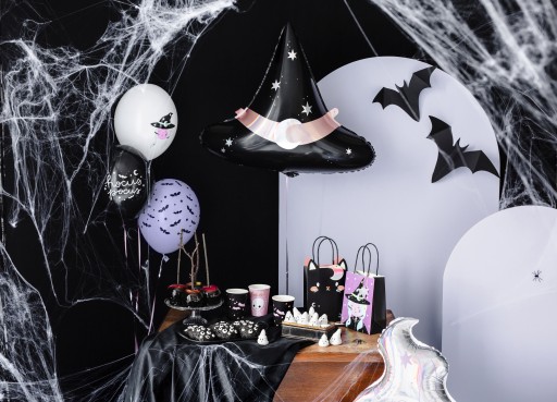 UMELÝ PAVÚČIK BIELY HALLOWEEN-60G-0716