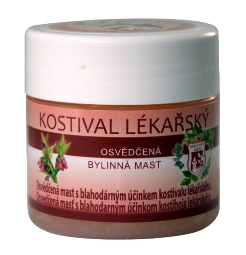 Kostihojová masť na bolesť svalov, rany, popáleniny, bylinky 150 ml Putorius