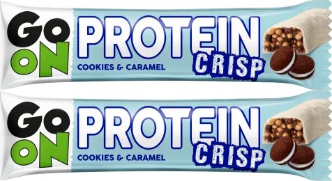 Go On Proteínová tyčinka Crisp Cookie-Caramel 50g x2