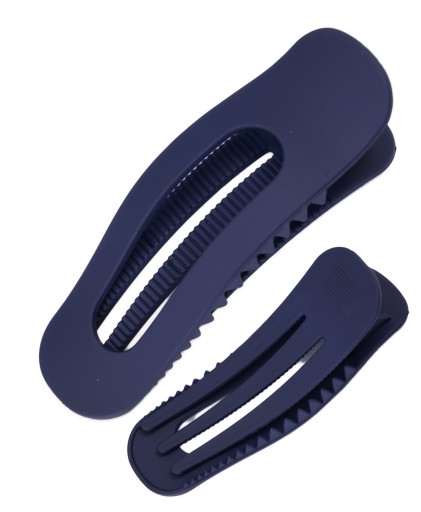 Vlásenka spona čeľusť veľká spona klips MATTE NAVY BLUE