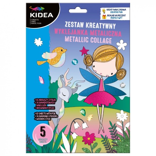 Kreatívna sada kovových albumov MAGICKÝ SVET Kidea (ZKWMAKA)