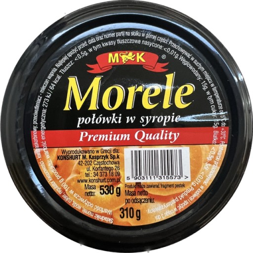MARHULE POL V SIRUPE 530G MK