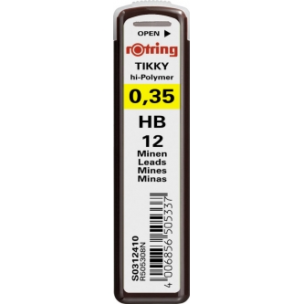 0,35 mm HB Tikky Rotring grafity