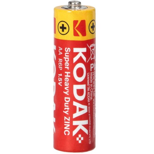 BATÉRIA AA LR6 R6 KODAK ZINK SUPER HEAVY DUTY TYČE 1,5V 1050mAh