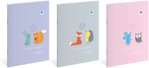 Interprint zošit A4 na učenie sa písať do 3 riadkov, farebný, 32 strán