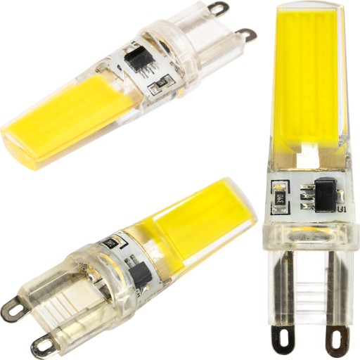 LED KAPSULOVÁ Žiarovka MINI G9 5W = 50W 6500K studená farba COB 230V LUMILED