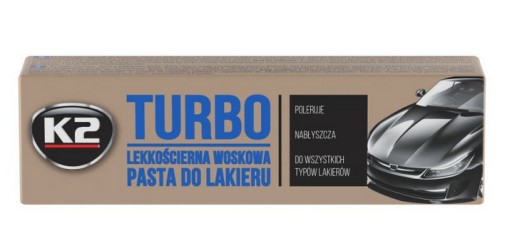K2 TURBO 120 G ĽAHKÁ BRÚSNA LEŠTIACA PASTA