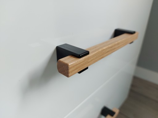 Nábytkové madlo zábradlia v tvare U, dĺžka 178mm, šírka 128mm