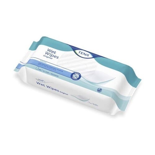 TENA vlhčené obrúsky Original Wipes 80 ks.