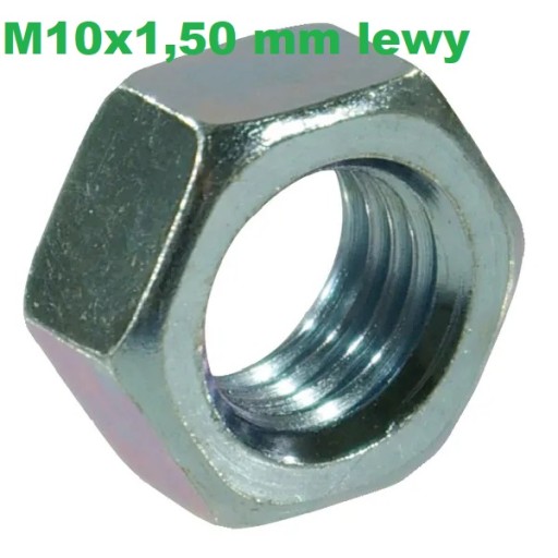 Šesťhranná matica M10x1,50 mm ľavý závit