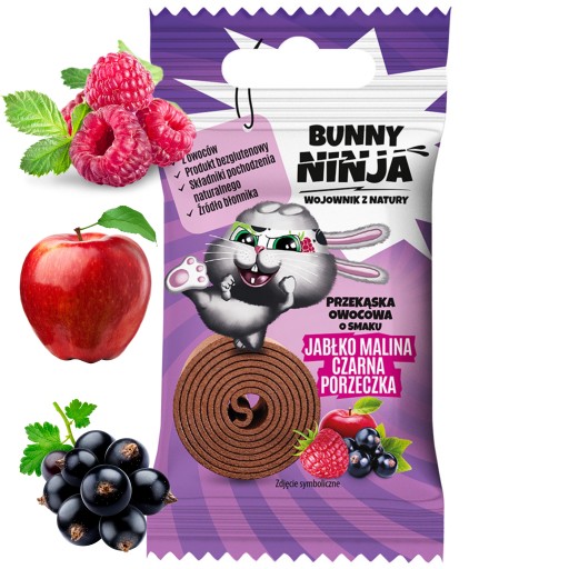 BUNNY sada želé bez cukru MIX CHUTÍ ovocný snack pre deti 6x 15g