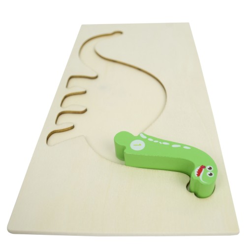 DREVENÉ PUZZLE 3D PUZZLE DINOSAUR DIPLODOC