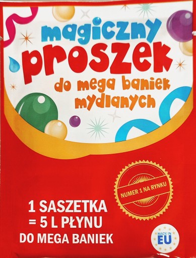 Mydlový bublinkový prášok Mega Fan na 5 litrov