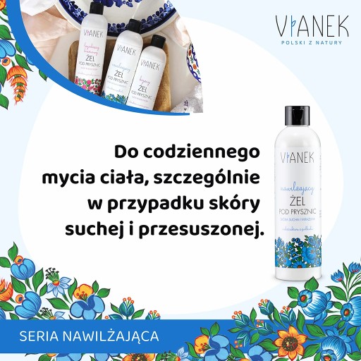 VIANEK Hydratačný sprchový gél