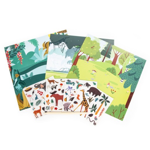 KREATÍVNA SÚPRAVA OBTISKY C KIDEA ANIMALS 1 ks