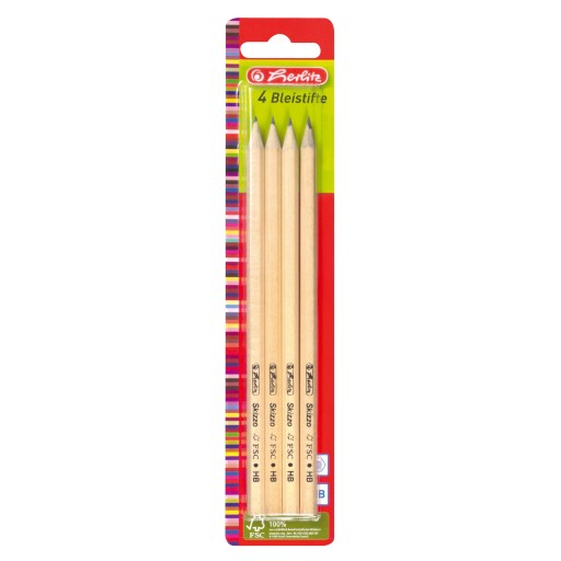 HERLITZ SKIZZO DREVENÉ ceruzky 4 TVRD