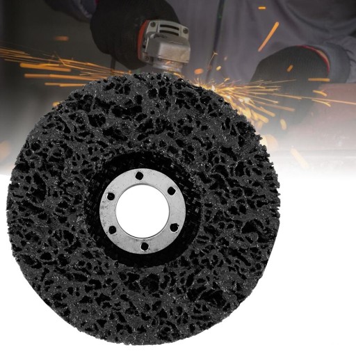 RELISOVÝ DISK NA KOVOVÚ OCEĽOVÉ ODSTRAŇOVANIE HRDZE DREVA ČERNÝ VLAS 125mm
