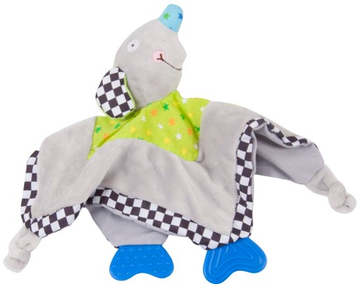 Plyšová hračka Sun Baby s myšou a hryzátkom 6m+