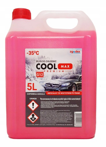 COOLMAX KVAPALINA RADIÁTOROV RUŽOVÁ G12 -35C 5L