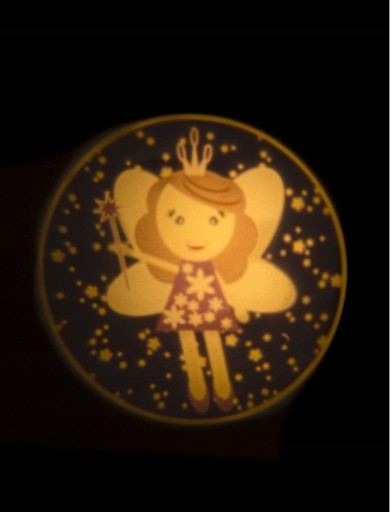 Nočná lampa do zásuvky s rozprávkovým displejom