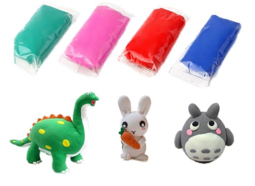POLYMÉROVÁ PENA SENSORY PLASTICINE 12 KS