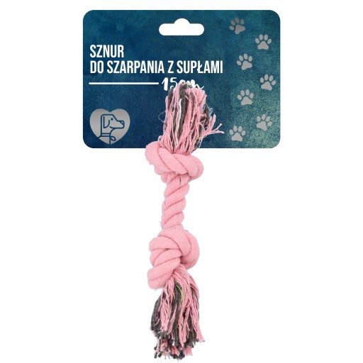 TAHAČ PRE PSA 15 cm Spletená HRAČKA NA TLAHANIE LANA PRE HÁTANIE ŠTEŇATÍ
