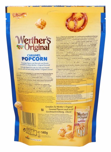 Werther`s Karamelový popcorn Karamelový brezel 140g