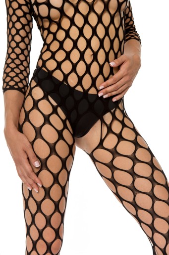 SEXY BODYSTOCKING ROZTOMNÁ RYBIČKA S VEĽKÝMI OČAMI