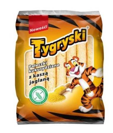 Kukuričné tyčinky Tigers s prosom 60g
